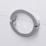 Imagen de Vanitory colgar CAMPI Circle 80 cm con mesada loza 1 ag
