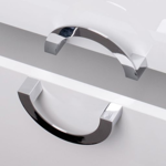 Imagen de Vanitory colgar CAMPI Circle 80 cm con mesada loza 1 ag