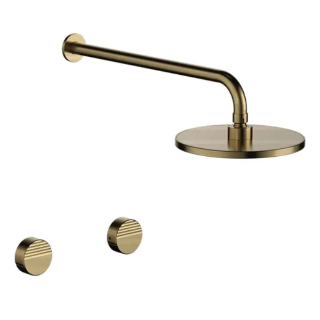 Imagen de Juego FV Grip Ducha 2 llaves Brushed Brass 0109/L8-BB