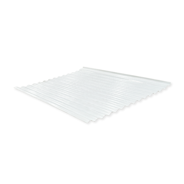 Imagen de Chapa sinusoidal Traslúcida blanca 1.10 mt _7.00 mt