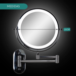 Imagen de Espejo led KW Make Up Ginebra diámetro 20cm