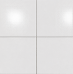 Imagen de Caja 12 pzas cerámica FERRAZZANO 43X43 Capri Blanco Brillante 2DA