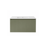 Imagen de Vanitory colgante SCHNEIDER Glam PVC Salvia 80cm - mesa losa 3 ag