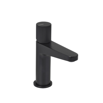 Imagen de Monocomando PEIRANO Fabric Black lavatorio bajo 60-200N