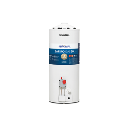 Imagen de Termotanque SEÑORIAL - ZAFIRO - 50 Multigas 50L (330001)