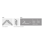 Imagen de Guardacanto ATRIM-2863 2.50 mt prisma cromo mate 12mm -pared-