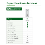 Imagen de Termotanque SEÑORIAL - ZAFIRO - 85 Multigas 83L (330002)