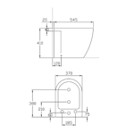 Imagen de Bidet lluvia PEIRANO Stone Black 3 agujeros