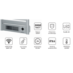 Imagen de Toallero WINDSTYLE Warmdry Smart 2000W c/CV Gris WTE-C2000-GT