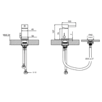 Imagen de Monocomando FV Inox One Small acero inoxd. bidet 0189/I1S-AI
