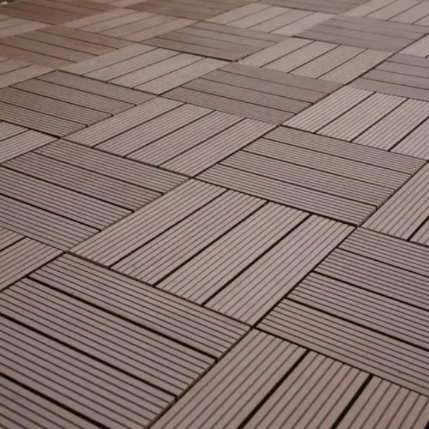 Imagen de Caja 11 piezas Deck WPC LUMINI 30X30 E1