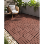 Imagen de Caja 11 piezas Deck WPC LÚMINI 30X30 E1