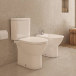 Imagen de Inodoro largo rimless ROCA Debba blanco