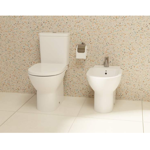 Imagen de Inodoro largo rimless ROCA Debba blanco