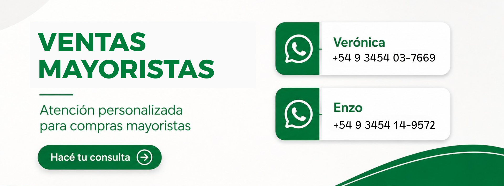 Ventas mayoristas